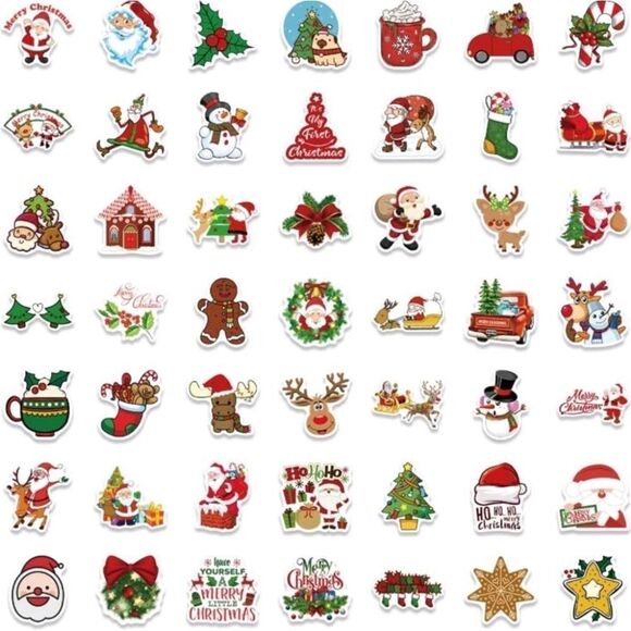 Christmas Assorted Stickers - Picture 3 of 4